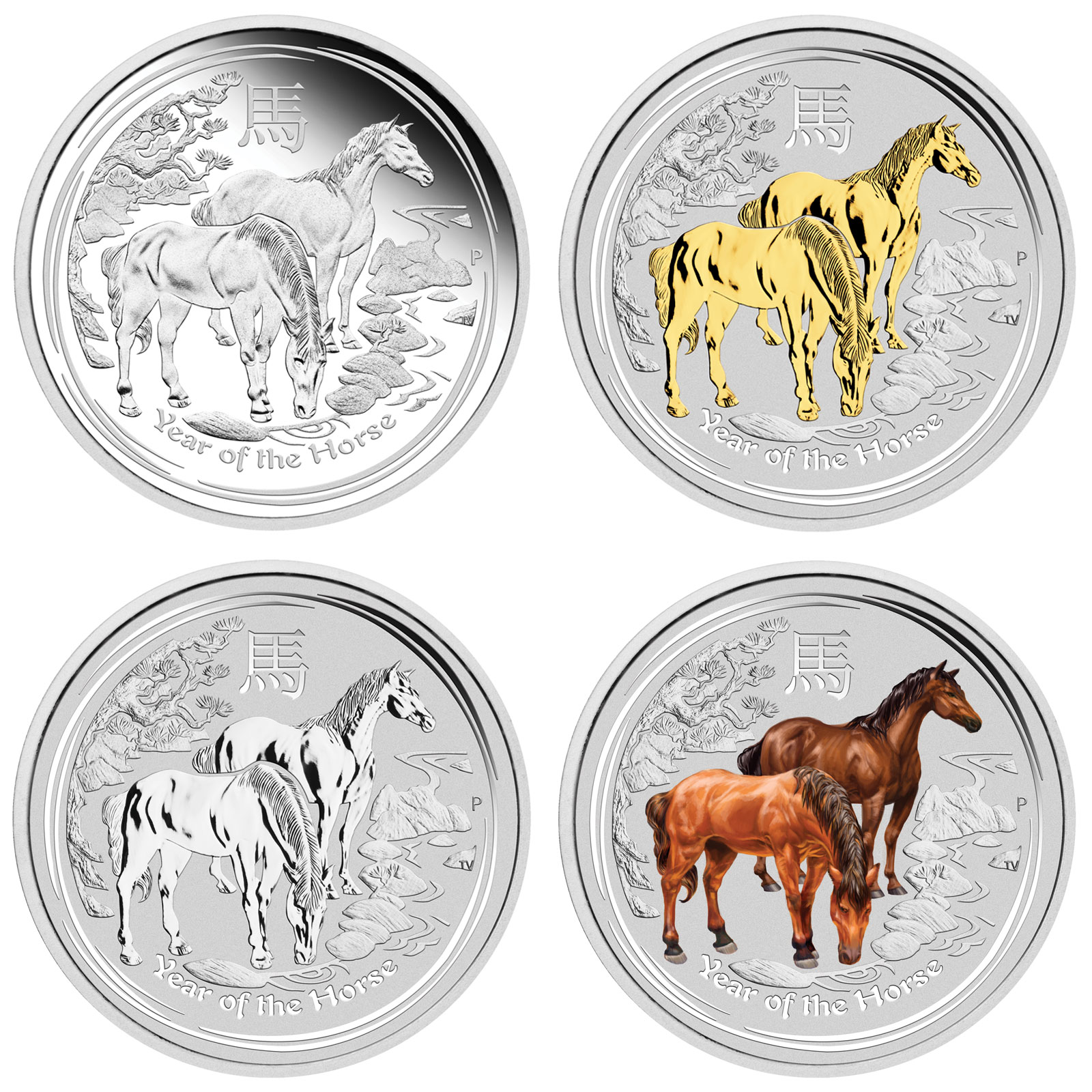 Details about   Perth Mint Australia $ 0.5 LS2 Horse 2014 1/2 oz .999 Proof Silver Coin 
