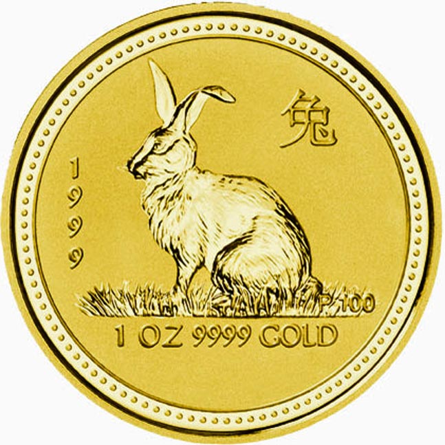 1999 YEAR OF THE RABBIT GOLD SERIES 1