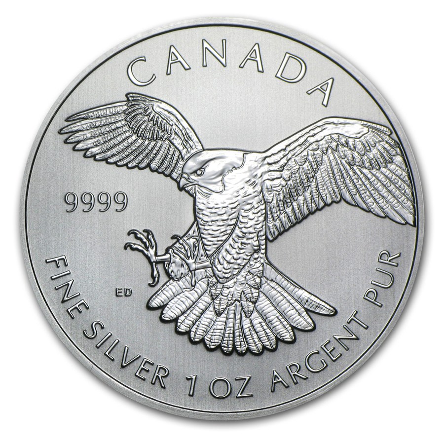 Sealed from Mint Canada 2000 50 Cents Bald Eagle Sterling Silver Birds Of Prey 