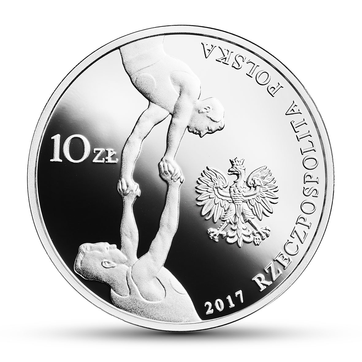 Poland 2017 Silver Coin 10 ZL 150th of the Establishment of the Gym “Sokol”  "1"
