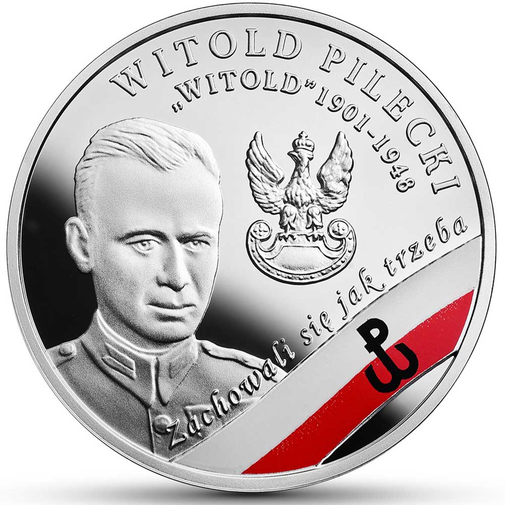 Silver Coin The Enduring Soldiers Danuta Siedzikówna “Inka” Poland 2017 10 zl 