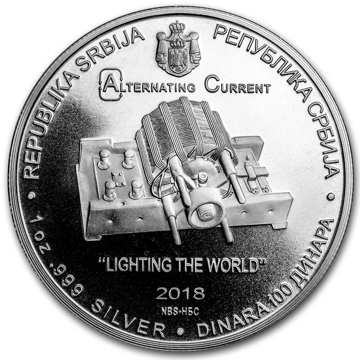 New Bullion: Second Serbian silver coin in its Tesla ...