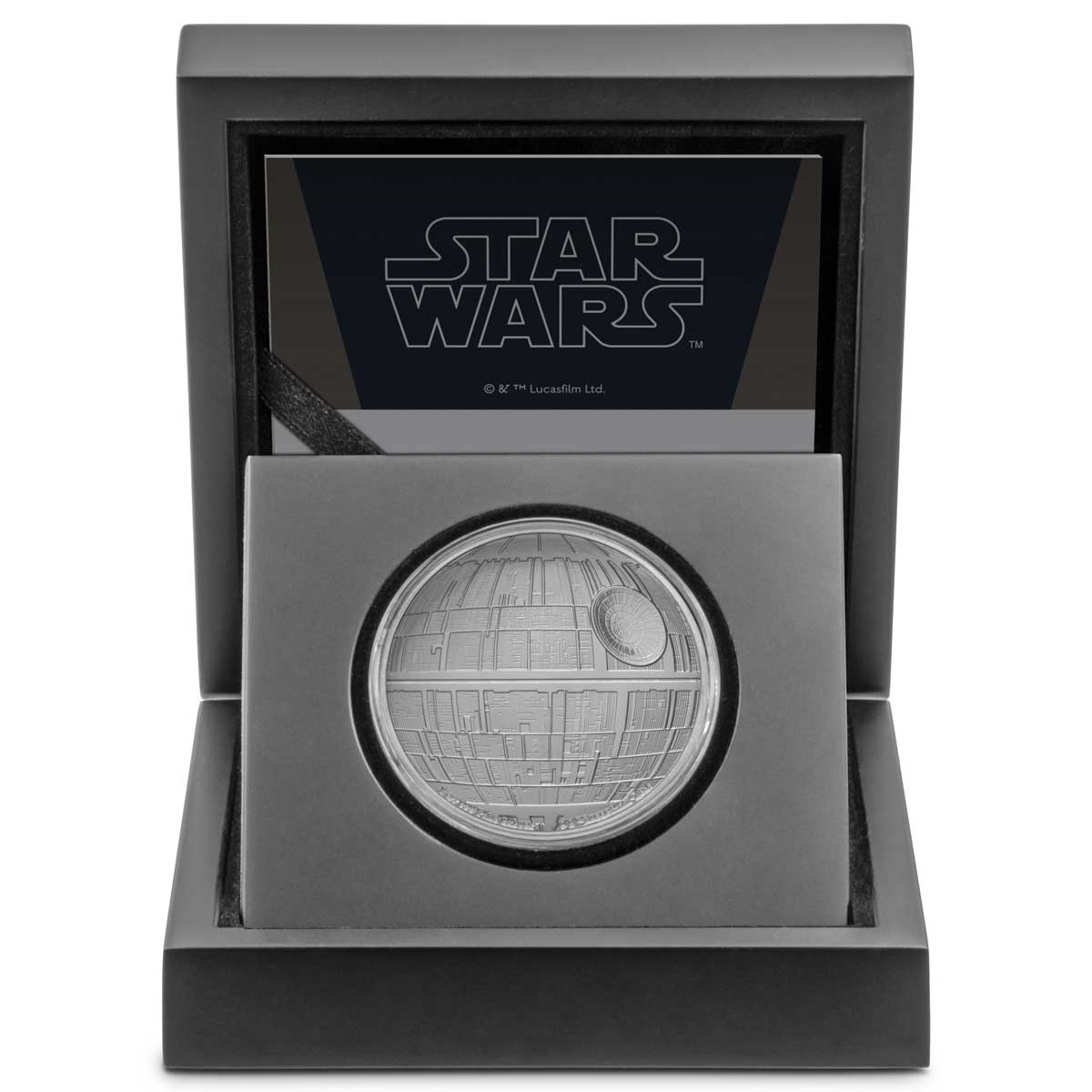 The Death Star Star Wars Limited Edition 38mm Collectors Coin Protective Capsule 
