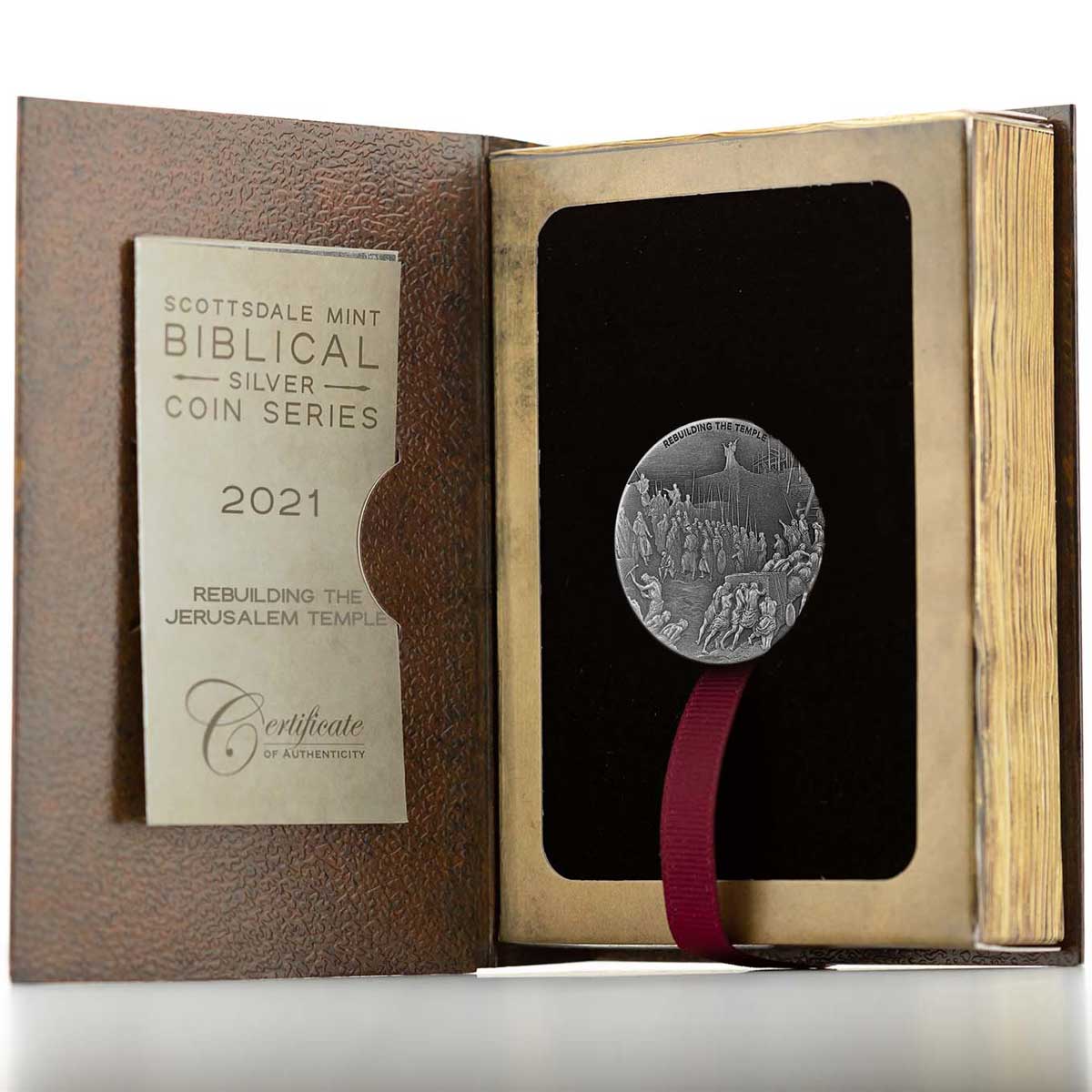 Biblical Series 2018 Niue Chariot of Fire 2 oz Silver Coin w/ COA & packaging