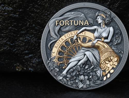 Fortuna, the Roman goddess of good luck and prosperity, is brought to life on a beautiful new silver coin from T&S