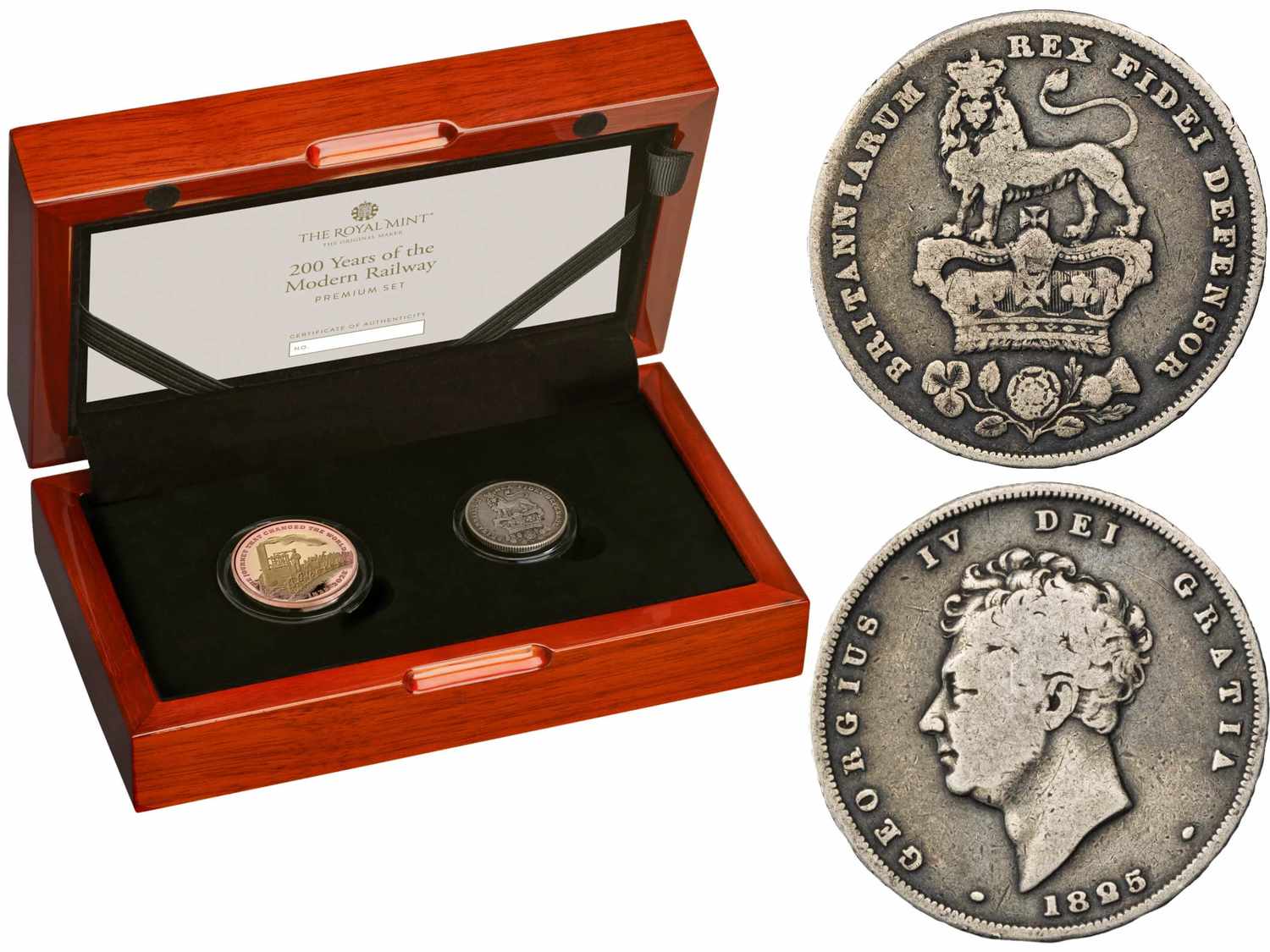 The Royal Mint marks 200 years of the modern railway, with a new £2 ...
